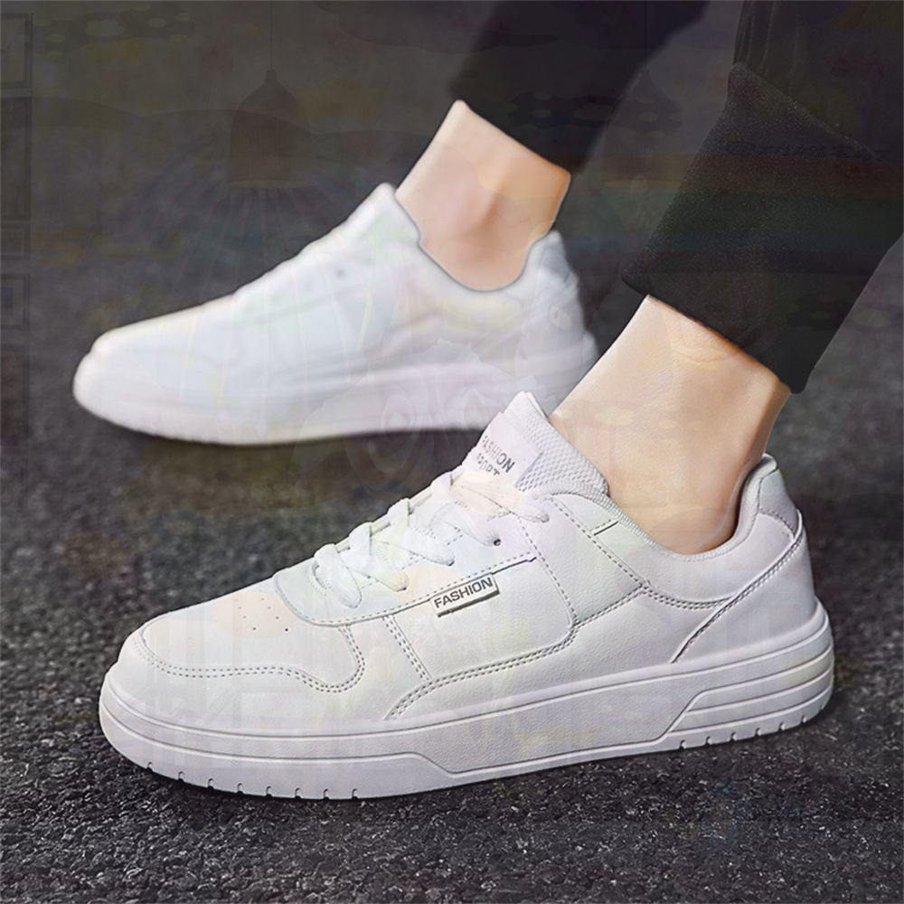 Streetwear Brand Famous - Com laços sapatos de couro do