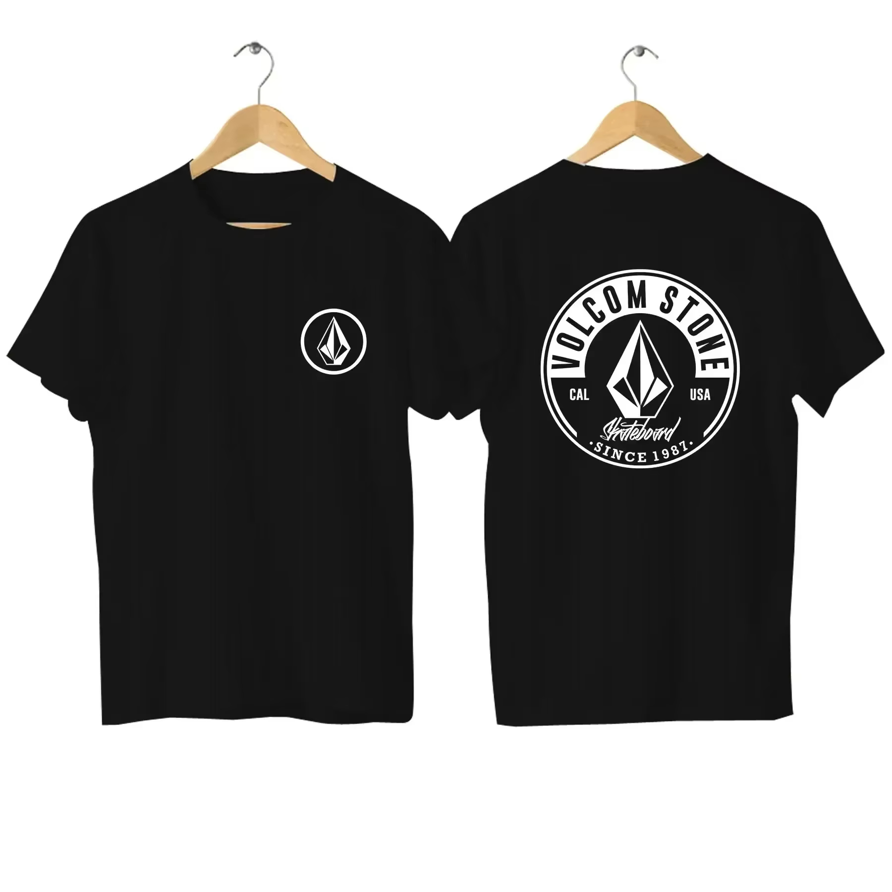 Streetwear Brand Stoned & Co - Camiseta de Algodão de Manga Curta