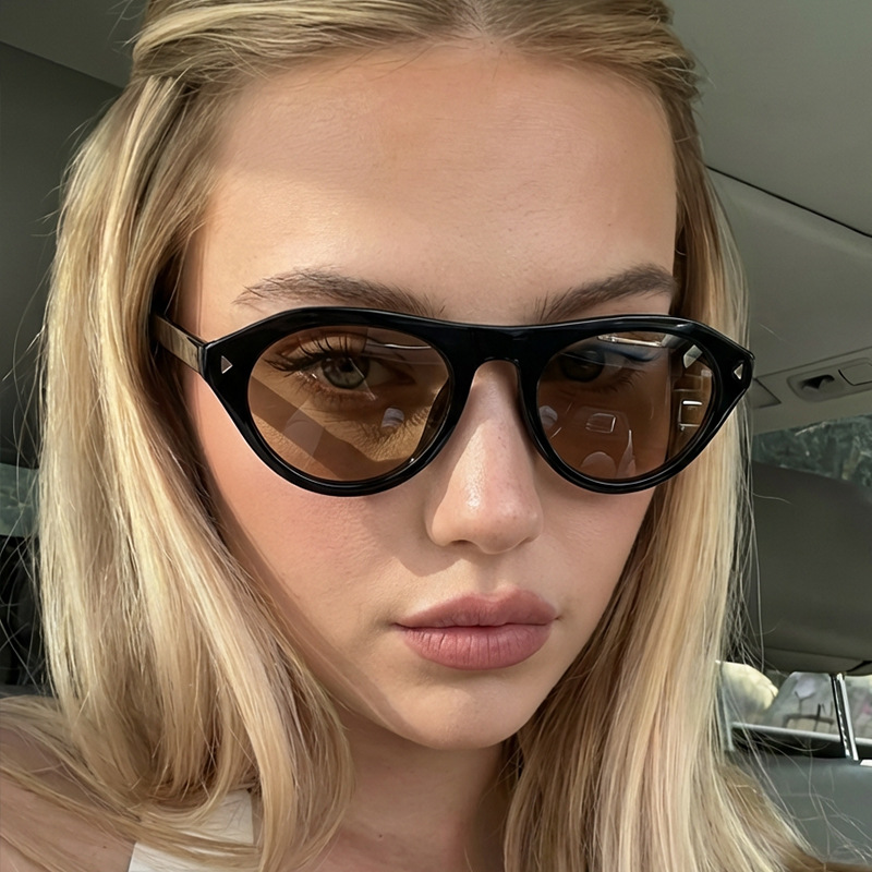 Streetwear Brand With Eye - Óculos de Sol Femininos Estilo Gatinho