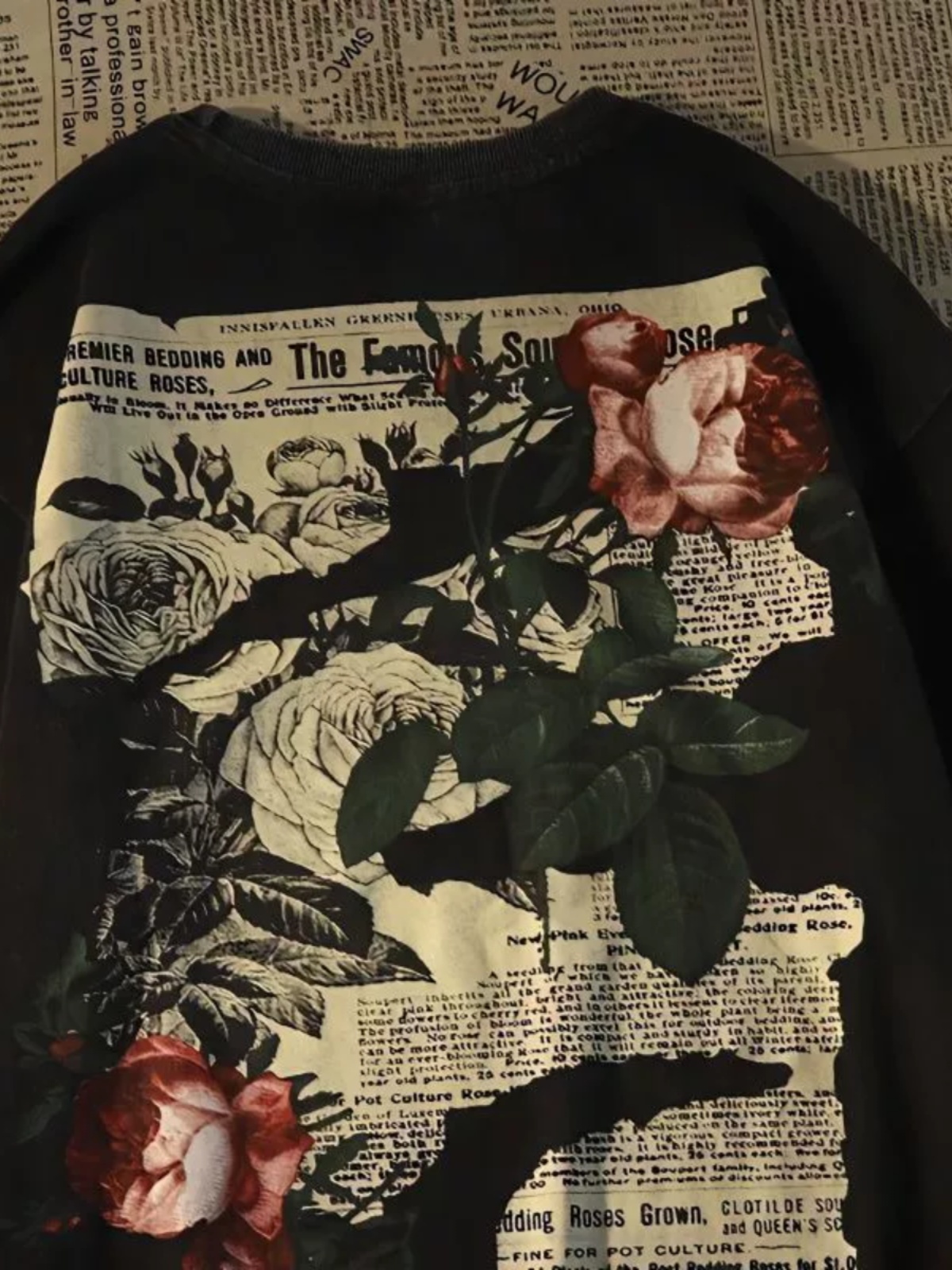 Streetwear Brand Niche - Novo 2025 rosa de manga curta