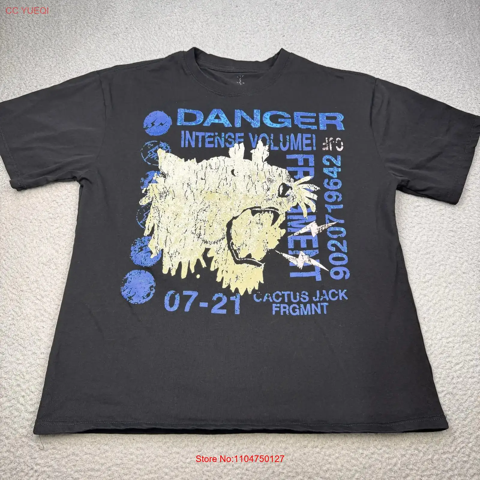Cactus Jack Tee - Camiseta Masculina Cactus Jack Fragment Tamanho