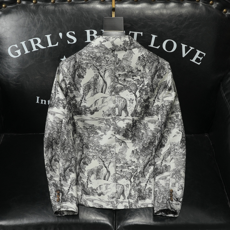 Estilo europeu marca blazers p - Streetwear Brand Jacket avaliação e preço