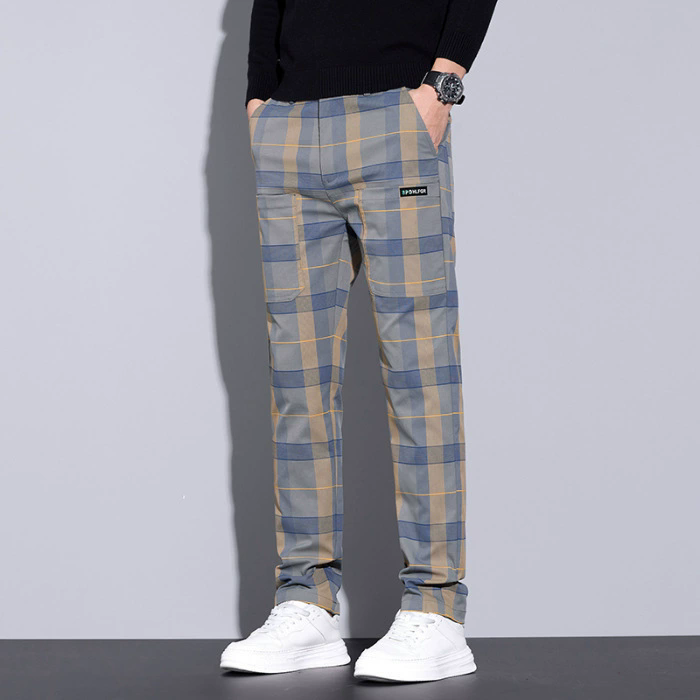 Calças Xadrez Masculinas – Cal - Streetwear Brand Tags avaliação e preço