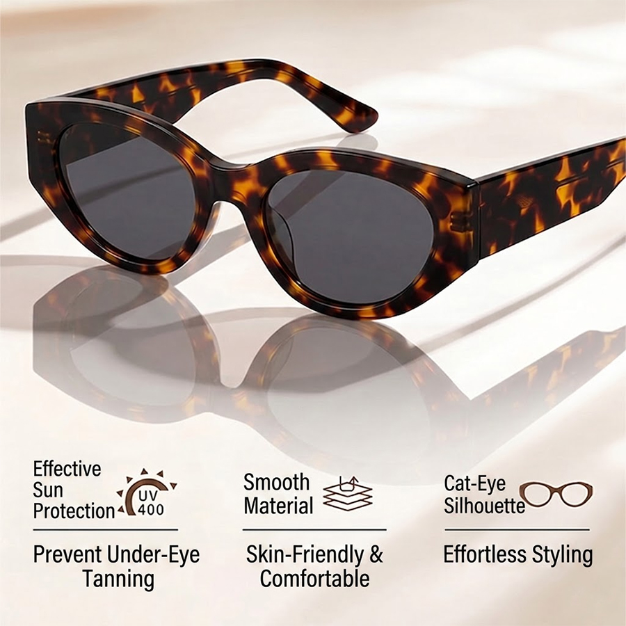 Óculos de Sol Polarizados Cat  - Streetwear Brand With Eye avaliação e preço