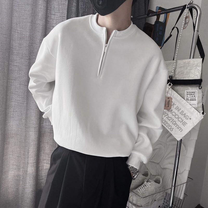 Jaqueta Masculina de Moletom c - Streetwear Brand Niche avaliação e preço